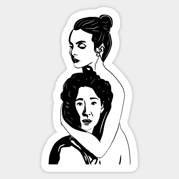 Villaneve Sticker by byebyesally